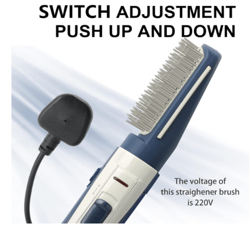 فرشاة مجفف الشعر من LA DIVA مشط فرد خفيف الوزن ومح...