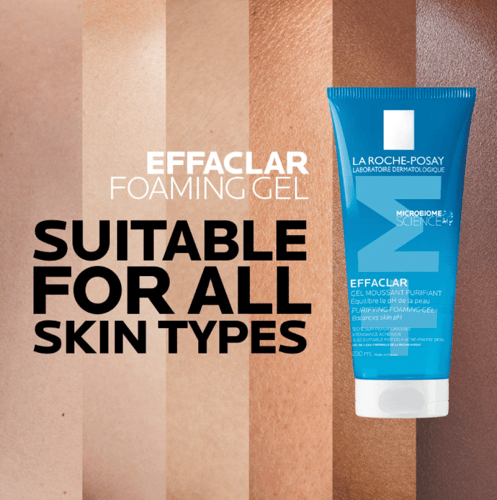 لاروش بوزيه إيفاكلار جل غسول رغوي منظف للبشرة الده...