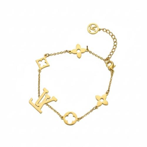 Louis Vuitton logo bracelets, soft