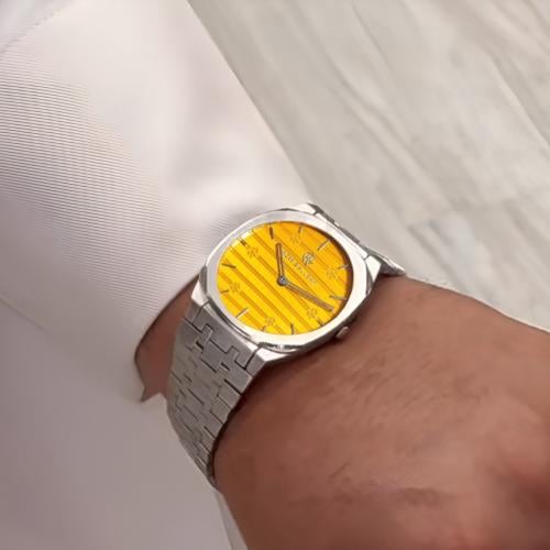 ساعة ارتيست الرجالية الفاخرة استيل اصفر