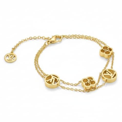 Louis Vuitton logo bracelets, soft