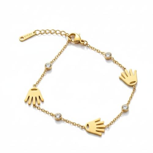 Gold bracelet for the wrist