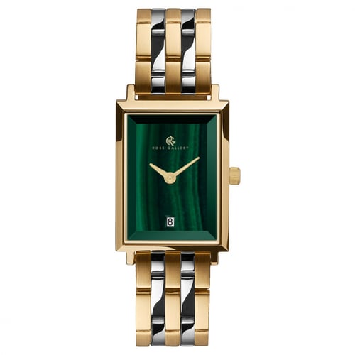 ساعة ديزاير النسائية سادة استيل ذهبي فضي