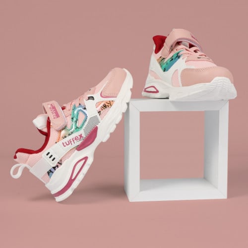 حذاء اطفال رياضي وردي