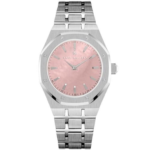 ساعة كاريزما النسائية الفاخرة استيل وردي