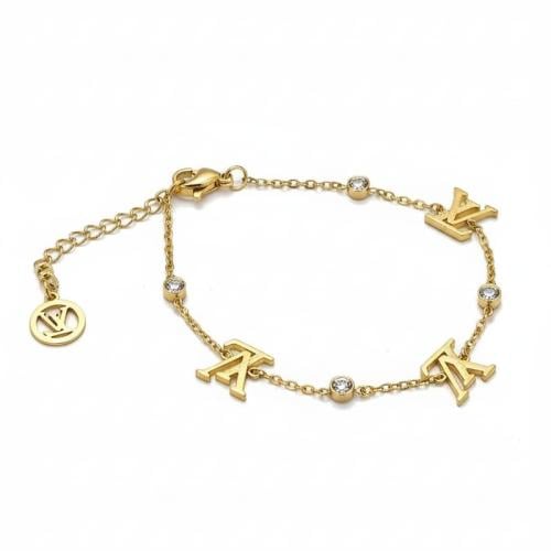 Louis Vuitton logo bracelets, soft