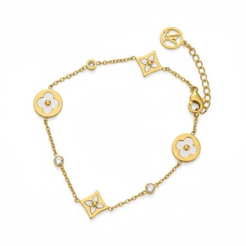 Louis Vuitton logo bracelets, soft