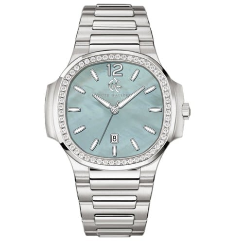 ساعة إليت النسائية استيل فضي تيفاني