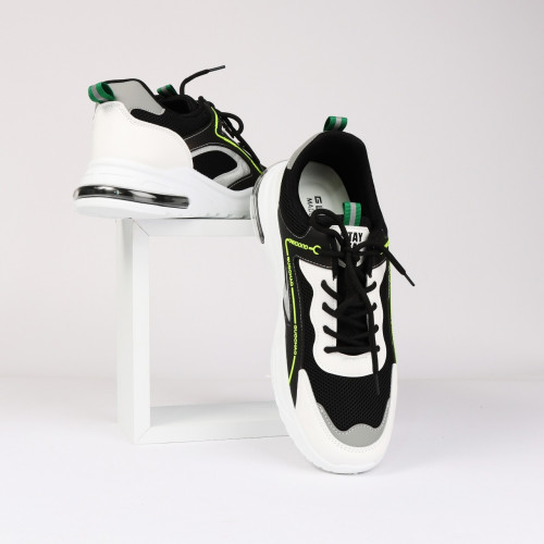 حذاء رياضي رجالي اسود و ابيض