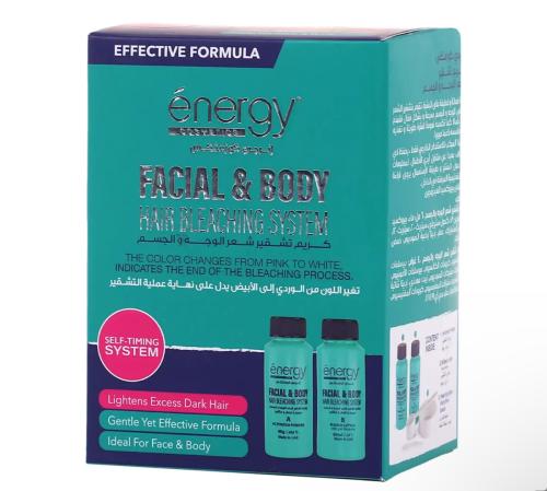 Energy كريم تشقير شعر الوجه والجسم من انرجي كوزمتك...