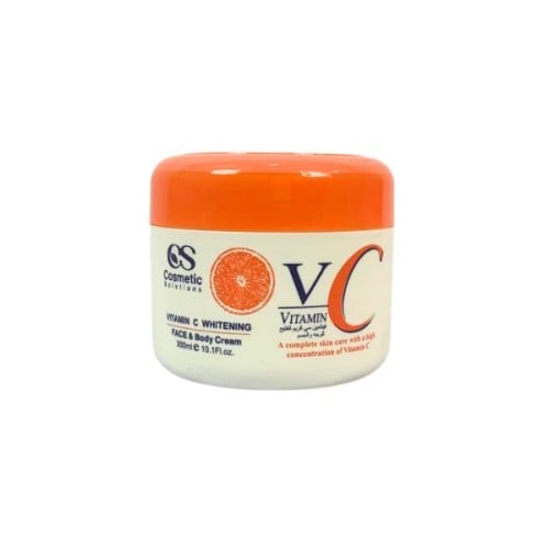 كريم تفتيح الوجه والجسم بفيتامين سي –300مل