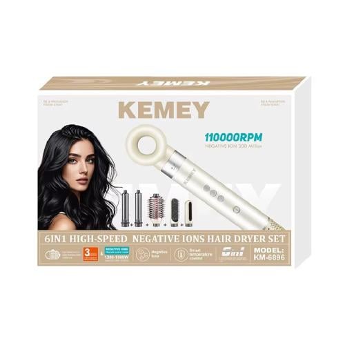 استشوار 6in1 - KEMEY