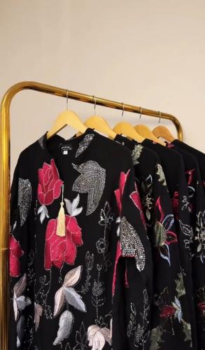 دراعه كويتيه مطرزه كرستال