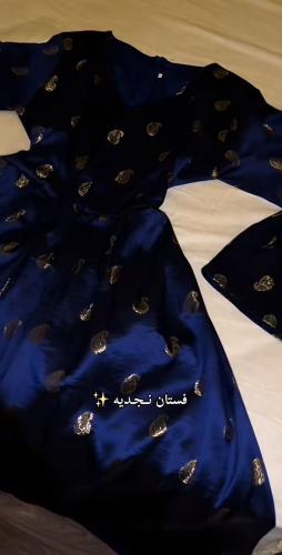 فستان نجديه ازرق