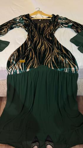 فستان مخمل كريستال