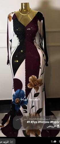 فستان استرتش كرستال مشجر