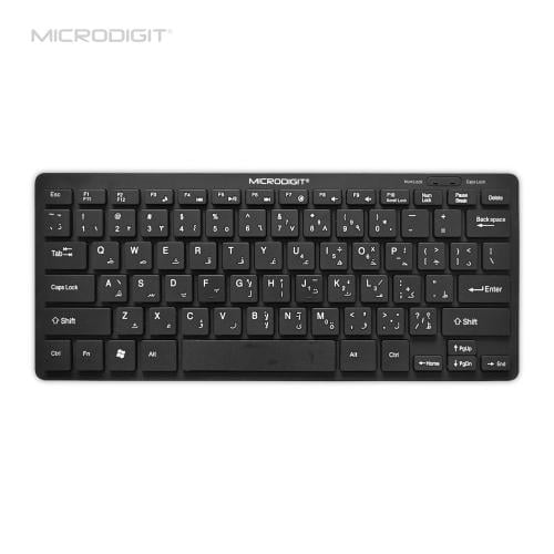 مايكروديجيت لوحة مفاتيح ميني MD302K سلكية