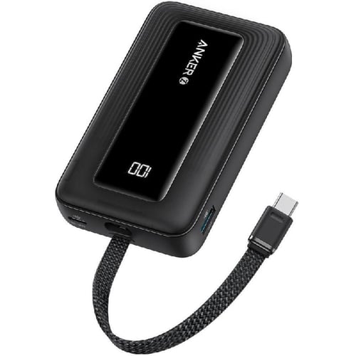 انكر باوربانك زولو30 واط مع كيبل مدمج تايب سي وشاش...