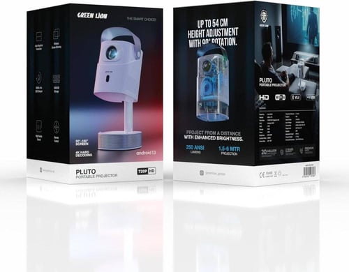 جرين ليون بروجكتر منزلي ذكي 180 بوصة Green Lion Pl...