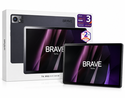 تابلت بريف BRAVE T4 Pro شاشة 10.1 بوصة – 128 جيجاب...