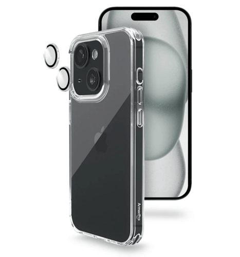 ارمور برو كفر حماية 2 في 1 + عدسات حماية كاميرا لا...