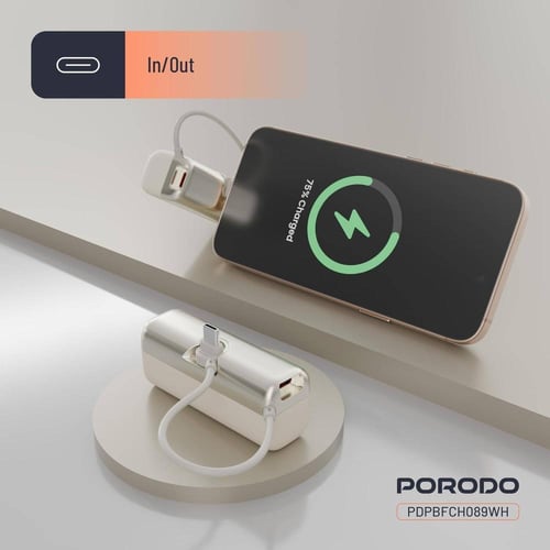 بورودو بوكيت فولت بنك طاقة بسعة 5000 مللي أمبير مع...