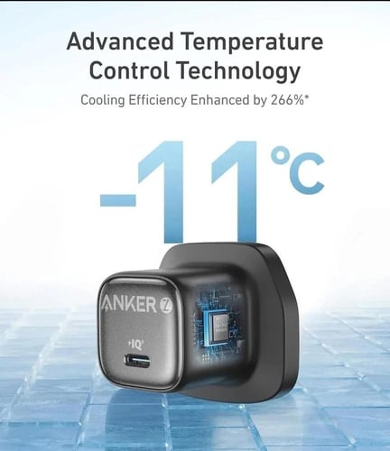 انكر - زولو شاحن جداري انكر بقوة 30 واط بمنفذ PD م...