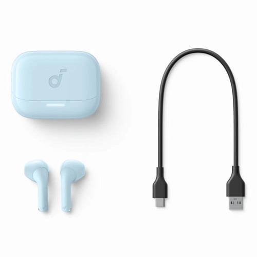 انكر - سماعة اذن ساندوكور K20i لاسلكية - ازرق