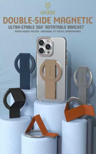 قرم - مسكة واستاند ماغ سيف للجوال - الوان متعددة