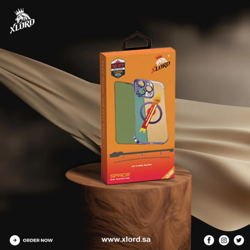 اكس لورد الحماية الزجاجية مع كفر زجاجي للايفون