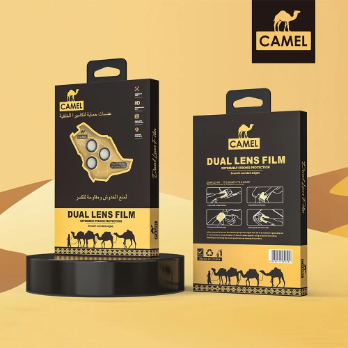 CAMEL عدسات حماية كيمرا ايفون 15 / 15 بلس شفاف