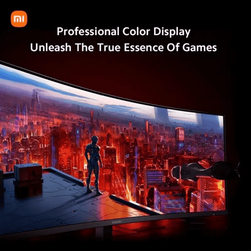 شاشة عرض شاومي منحنية للألعاب G34WQI بدقة WQHD بمع...