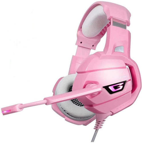 اونيكوما سماعة رأس للالعاب K5 وردي