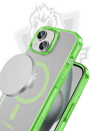 اكس وولف كفر ماج سيف ايفون 14 - الوان متعددة