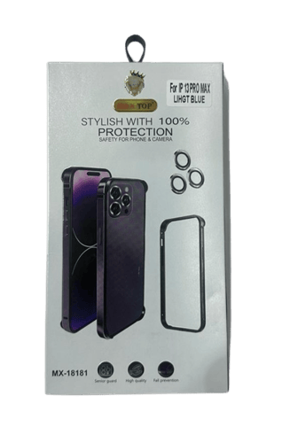 إطار معدني مع حامي عدسة الكيمرا لاجهزة - 12 بحماية...