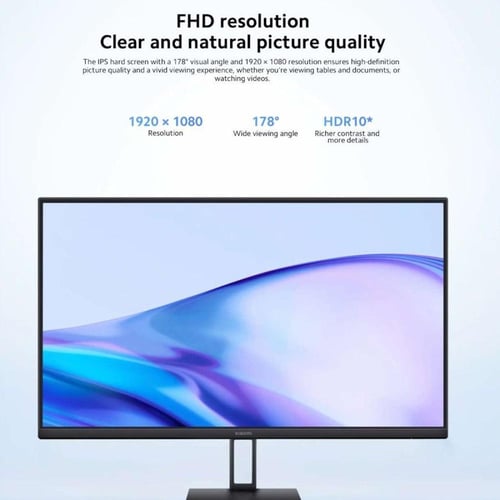 شاشة عرض شاومي A27i بدقة Full HD 1920x1080 بمعدل 1...