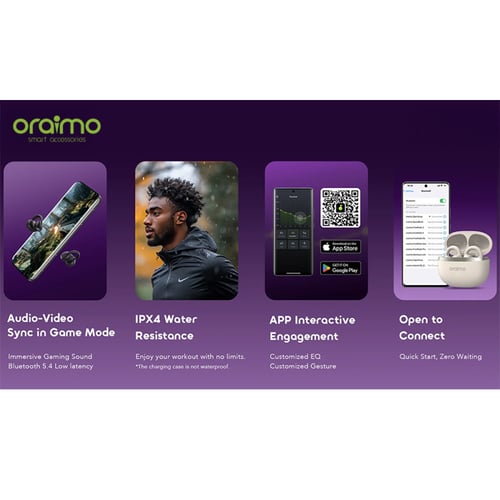 أورايمو - لاسلكية أوبن سناب إير سماعة أذن
