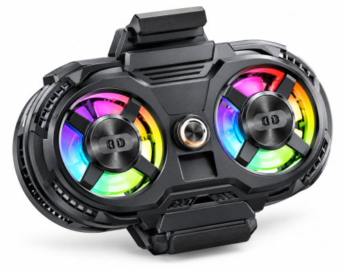 مبرد جوال TEC بمروحتين RGB وثلاث سرعات – موديل 800332