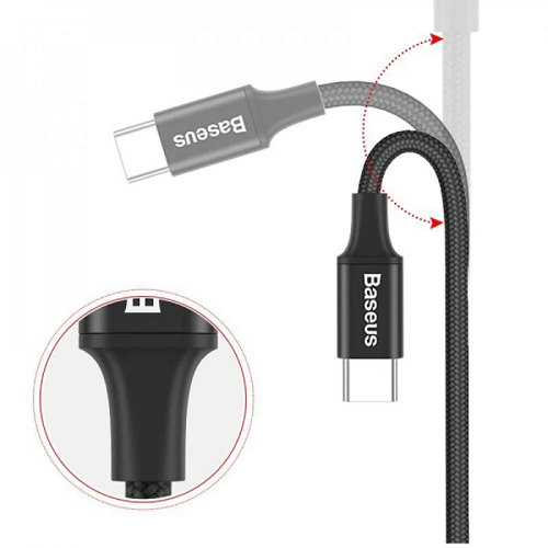 بيسوس كيبل تايب سي - يو اس بي قماش 1 متر