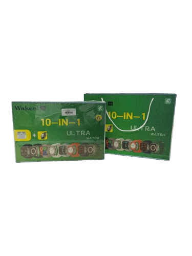 بكج ساعة الترا + سماعة برو 10 في 1 مع 8 اساور للسا...