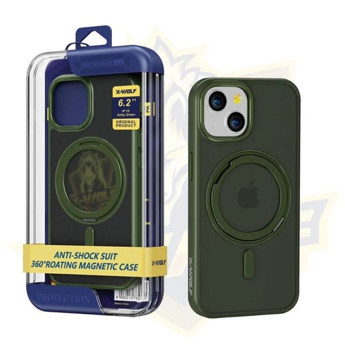 اكس وولف كفر جوال مقاوم للصدمات ماج سيف 360 درجة ا...