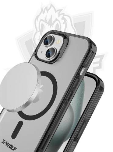 اكس وولف كفر ماج سيف ايفون 15 برو ماكس - الوان متع...