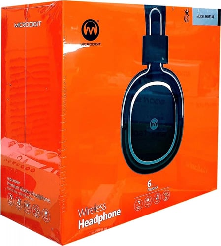 مايكروديجيت سماعة راس لاسلكية للالعاب MD333T