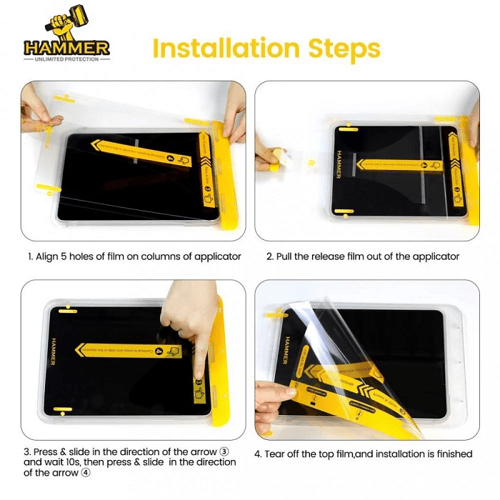 همر | حماية ايباد شفاف جودة عالية