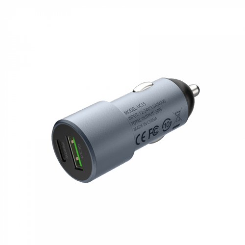شاحن سيارة موماكس UC15E بمنفذ PD 20 واط ومنفذ USB...