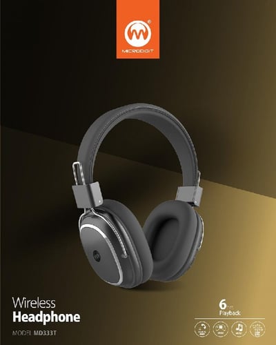 مايكروديجيت سماعة راس لاسلكية للالعاب MD333T