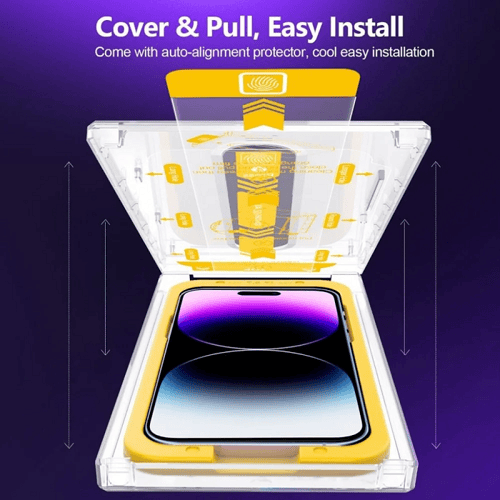 همر حماية شاشة ايفون ذاتي التركيب جودة عالية - خيا...