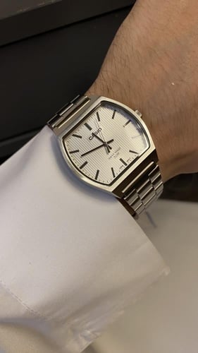 ساعة كاسيو - ابيض