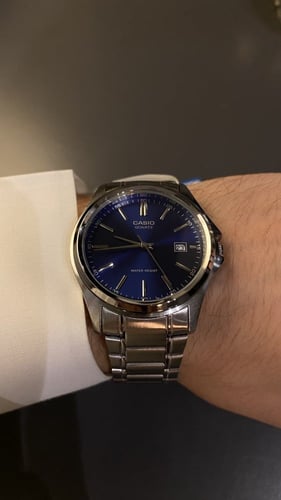 ساعة casio كوارتز - تاريخ كحلي