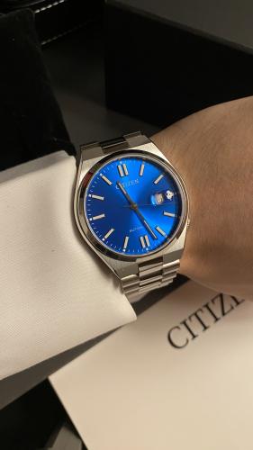 ساعة سيتيزن - tsuyosa حجم 40 اللون أزرق
